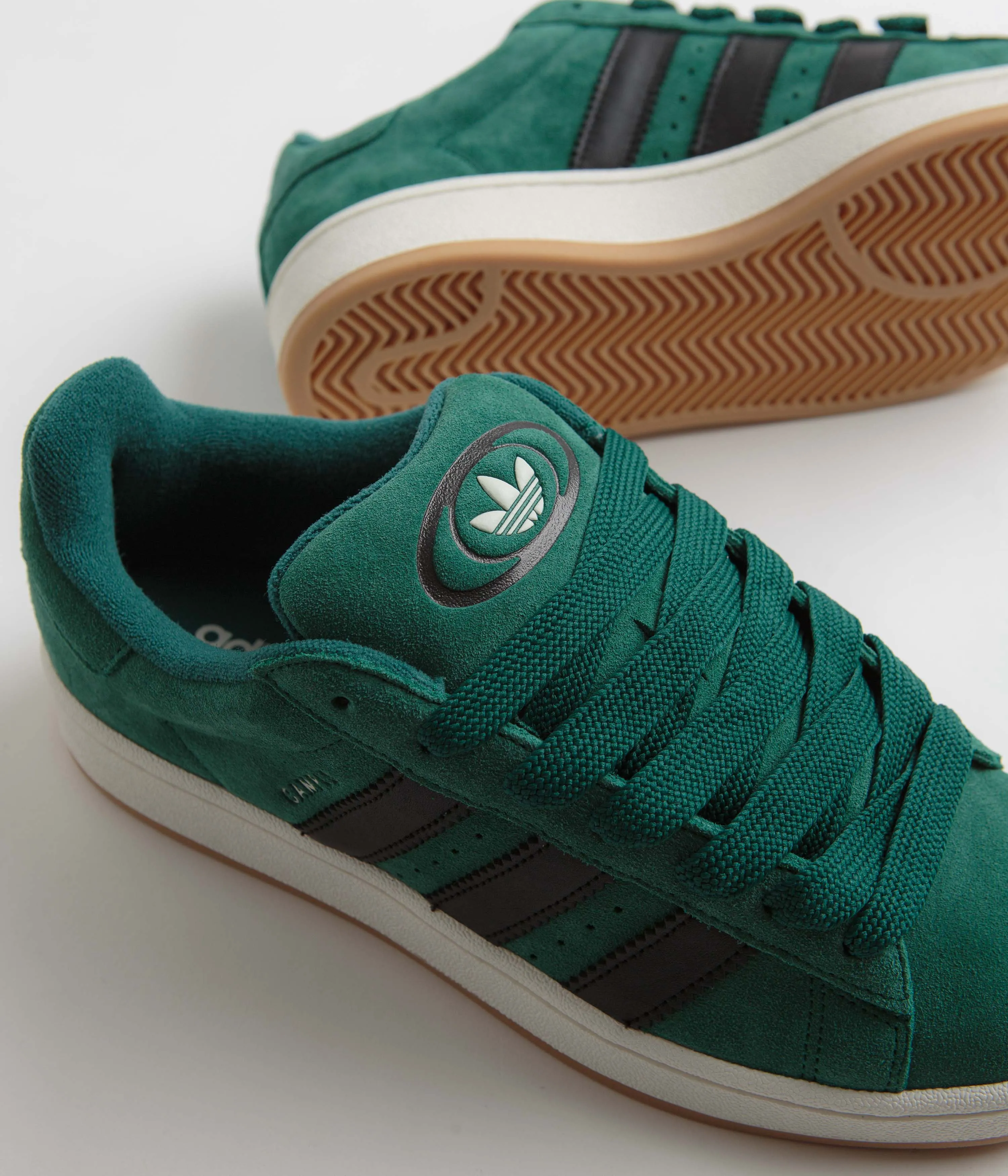 Adidas Campus 00s Shoes - Collegiate Green / Core Black / Off White