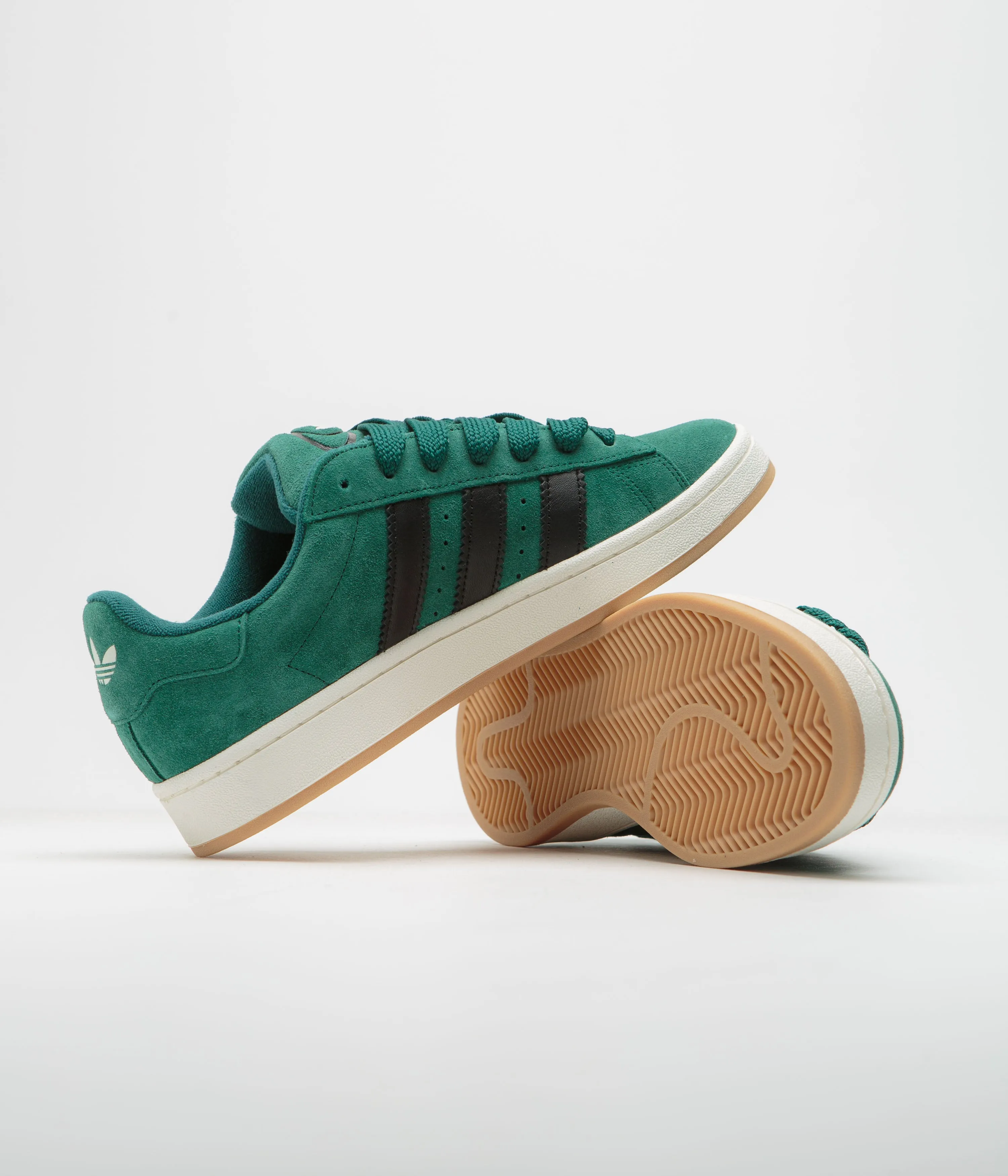 Adidas Campus 00s Shoes - Collegiate Green / Core Black / Off White