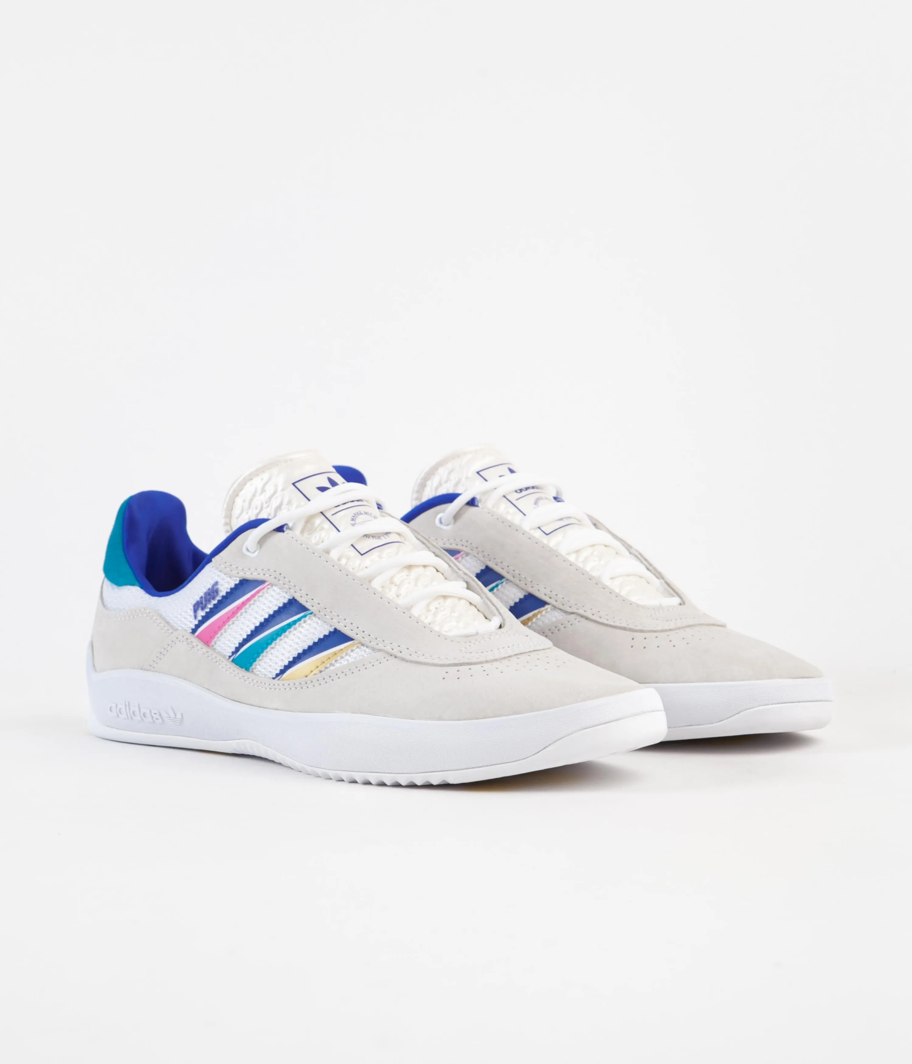 Adidas Puig Shoes - FTWR White / Sonic Ink / Signal Cyan