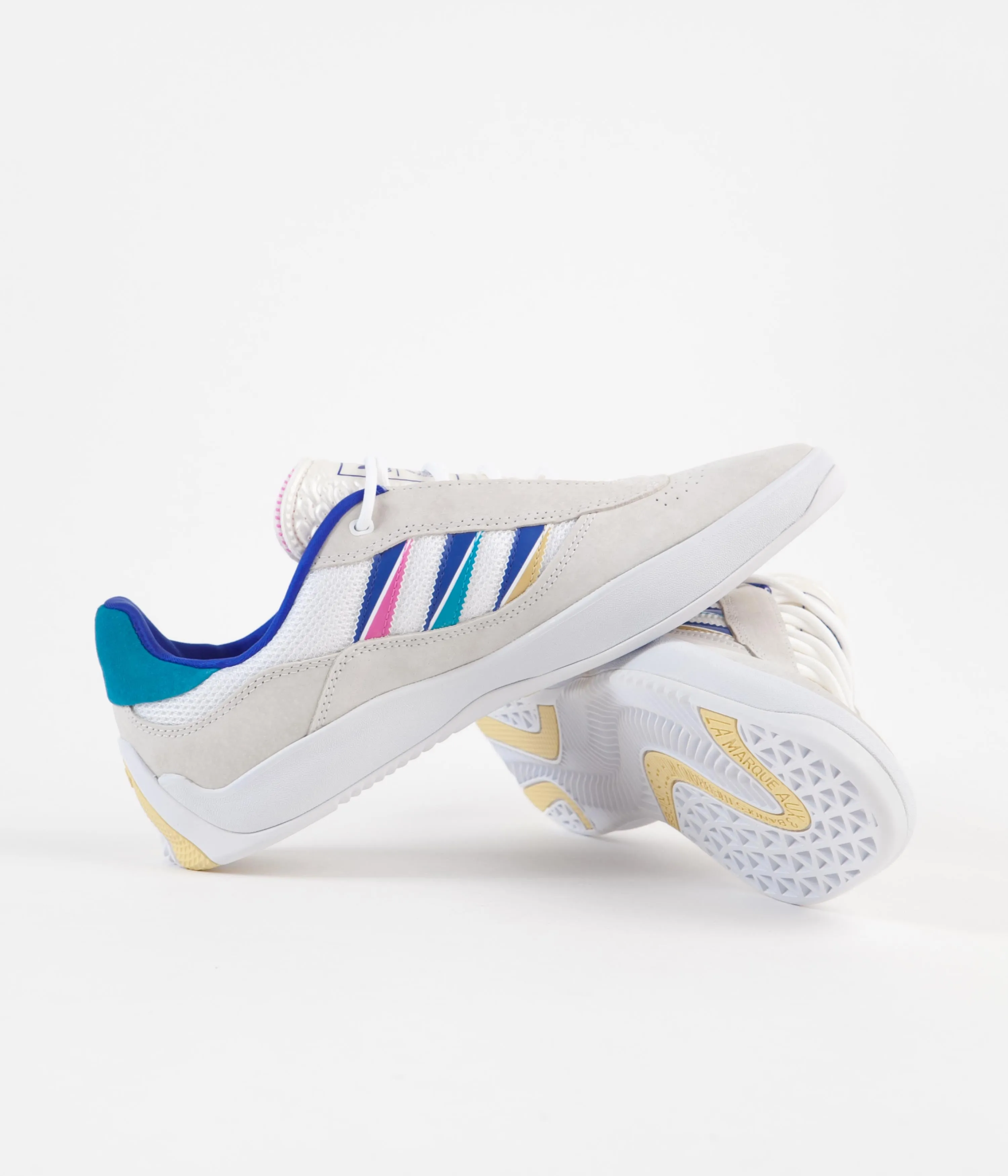 Adidas Puig Shoes - FTWR White / Sonic Ink / Signal Cyan