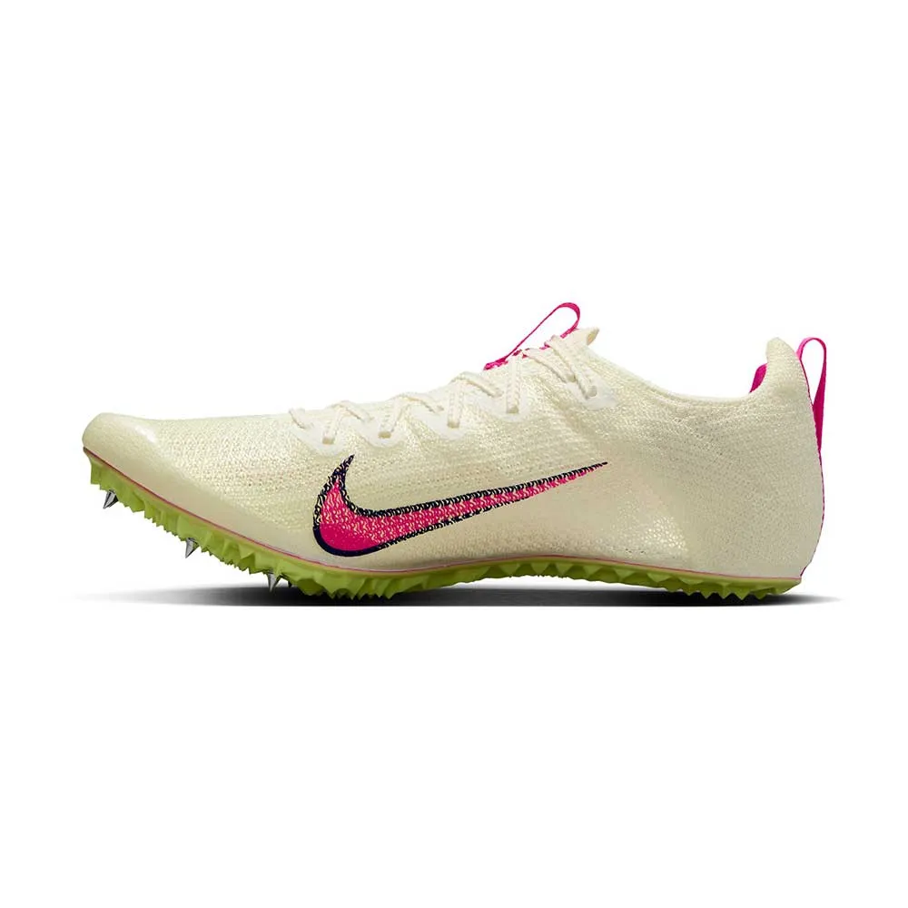 All Gender Zoom Superfly Elite 2 Spike - Sail/Fierce Pink/LT Lemon Twist/Black - Regular (D)