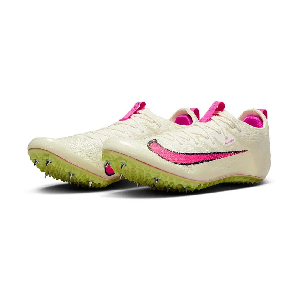 All Gender Zoom Superfly Elite 2 Spike - Sail/Fierce Pink/LT Lemon Twist/Black - Regular (D)