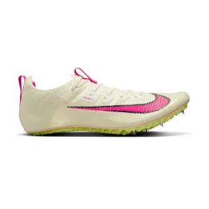 All Gender Zoom Superfly Elite 2 Spike - Sail/Fierce Pink/LT Lemon Twist/Black - Regular (D)