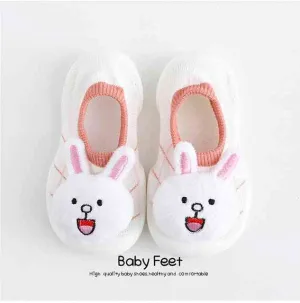 Baby Doll Sock Shoes - White Rabbit