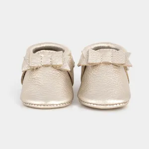 Bow Moccasin - Platinum