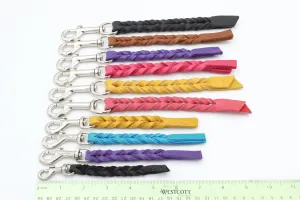 Braided Leather Training Tabs - Soft