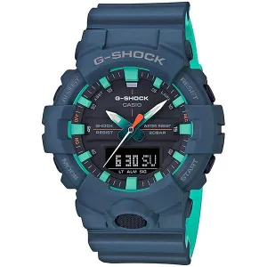 Casio G-Shock GA-800 Lineup Special Color Models Matte Navy Blue Resin Band Watch GA800CC-2A GA-800CC-2A