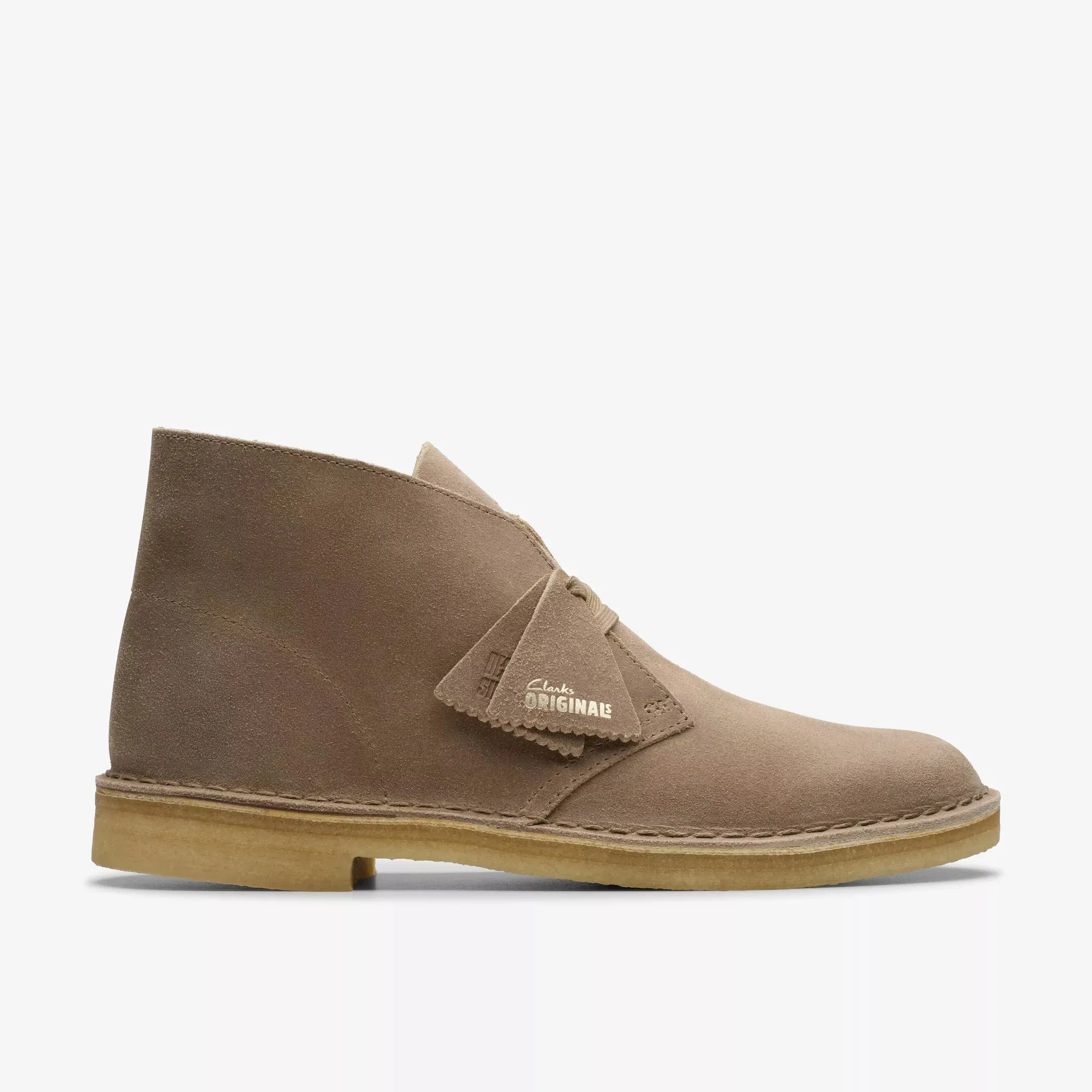 Clarks Men's Desert Boot in Taupe Distressed