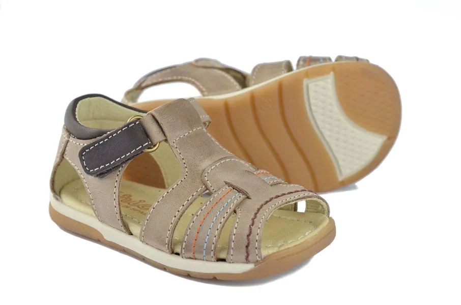 Crios Boys Brown Open Toe Sandal