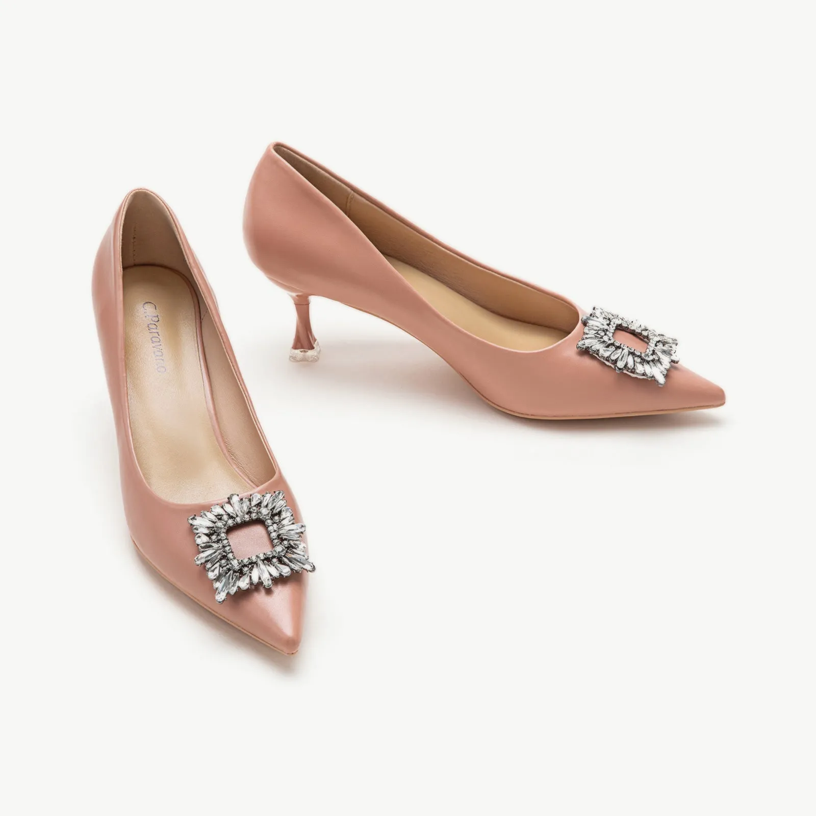 Crystal Buckle Pumps (Olivia)