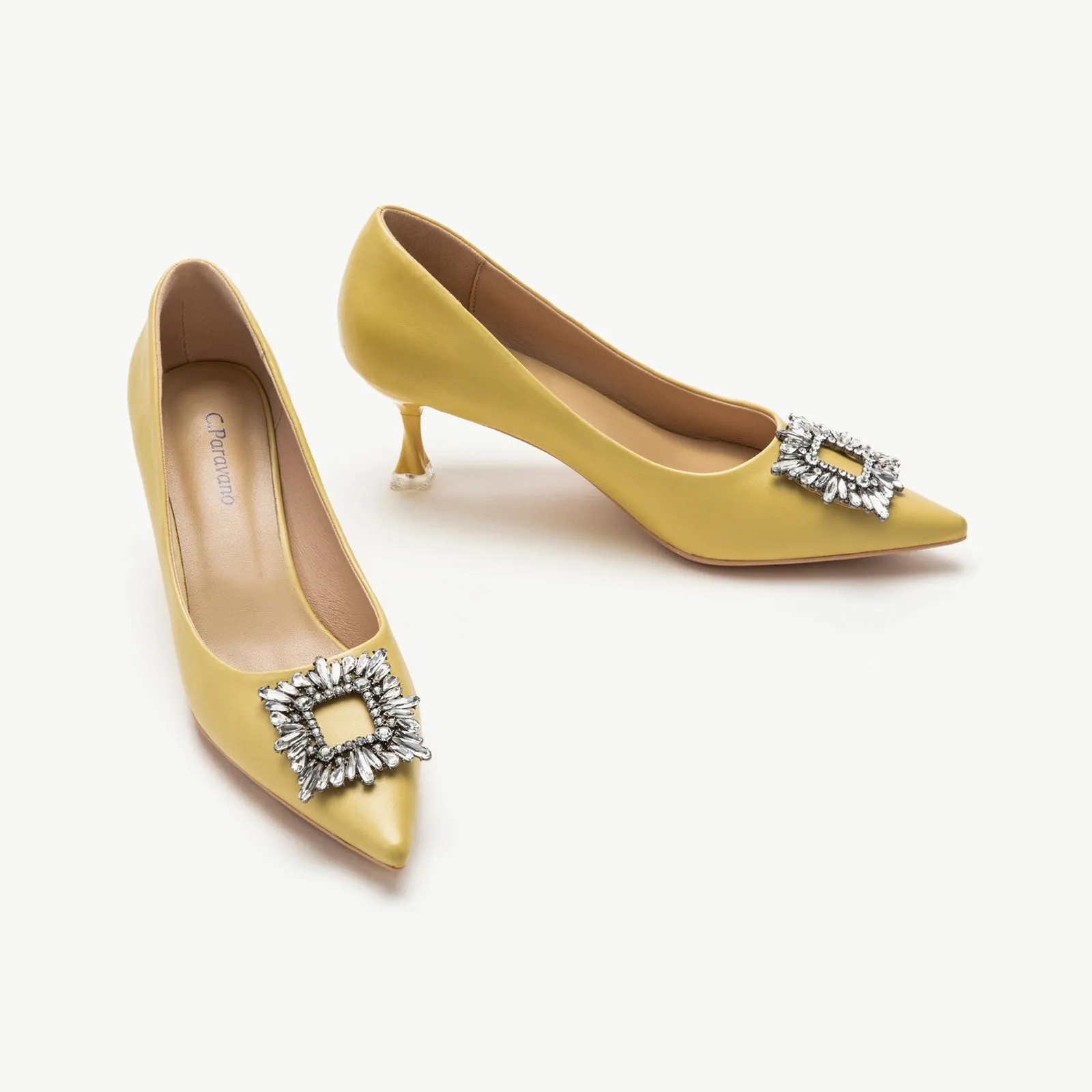 Crystal Buckle Pumps (Olivia)