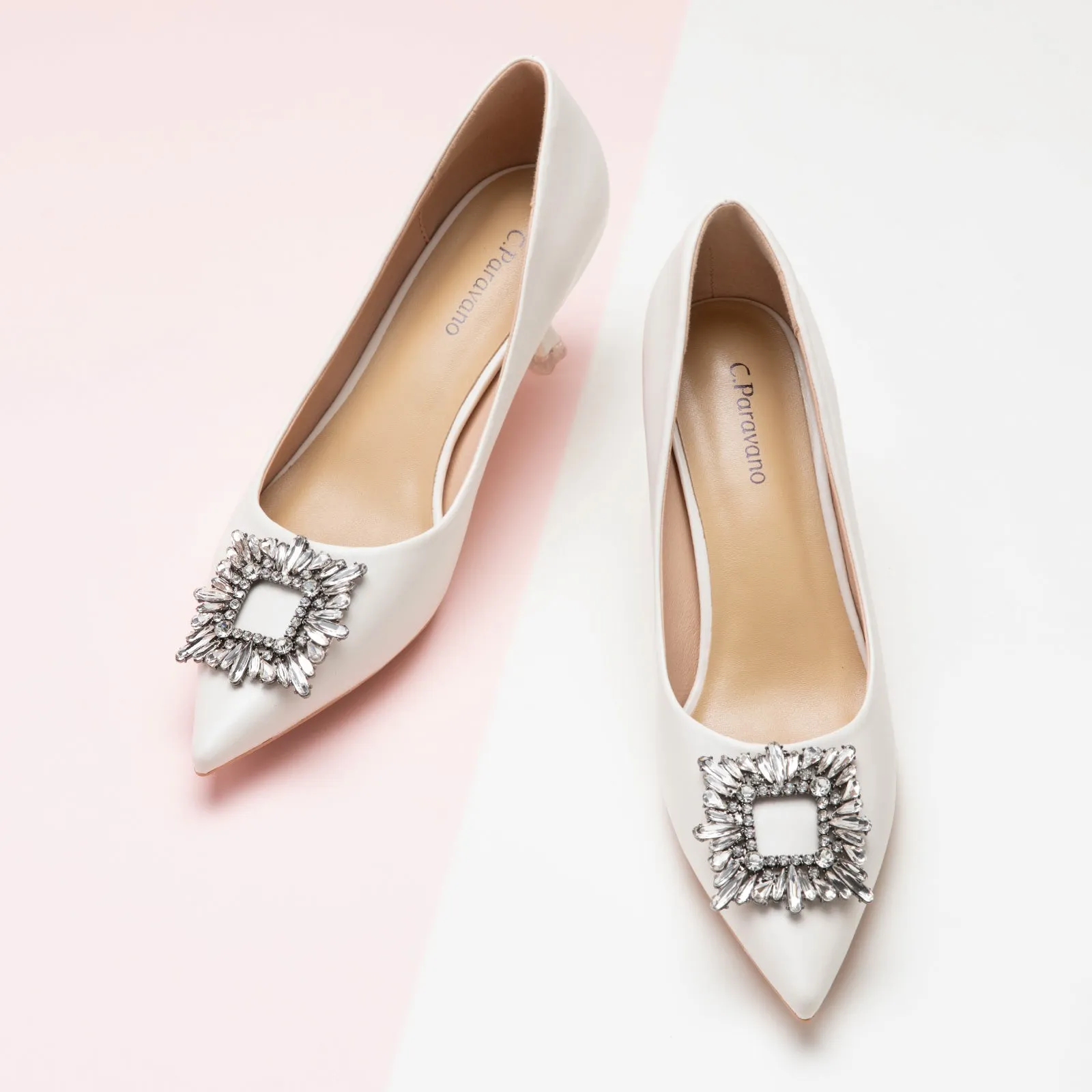 Crystal Buckle Pumps (Olivia)