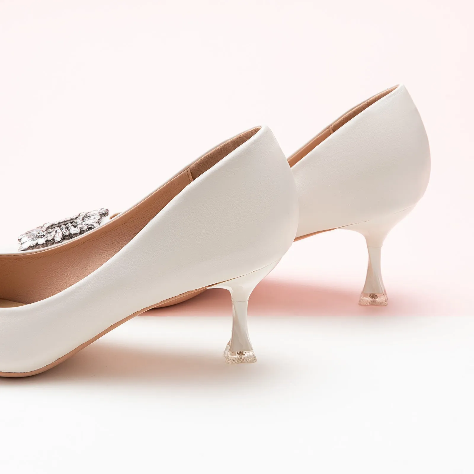 Crystal Buckle Pumps (Olivia)