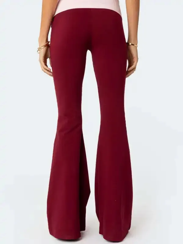 Fashionable, comfortable, slimming, anti-waist low-waist Flared Pants