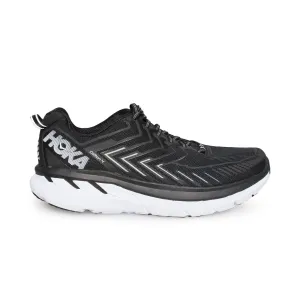 Hoka One One Clifton 4 Black / White Running Shoes - Women's