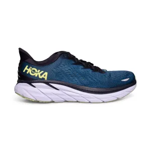 Hoka One One Clifton 8 Blue Coral / Butterfly Running Shoes - Men's