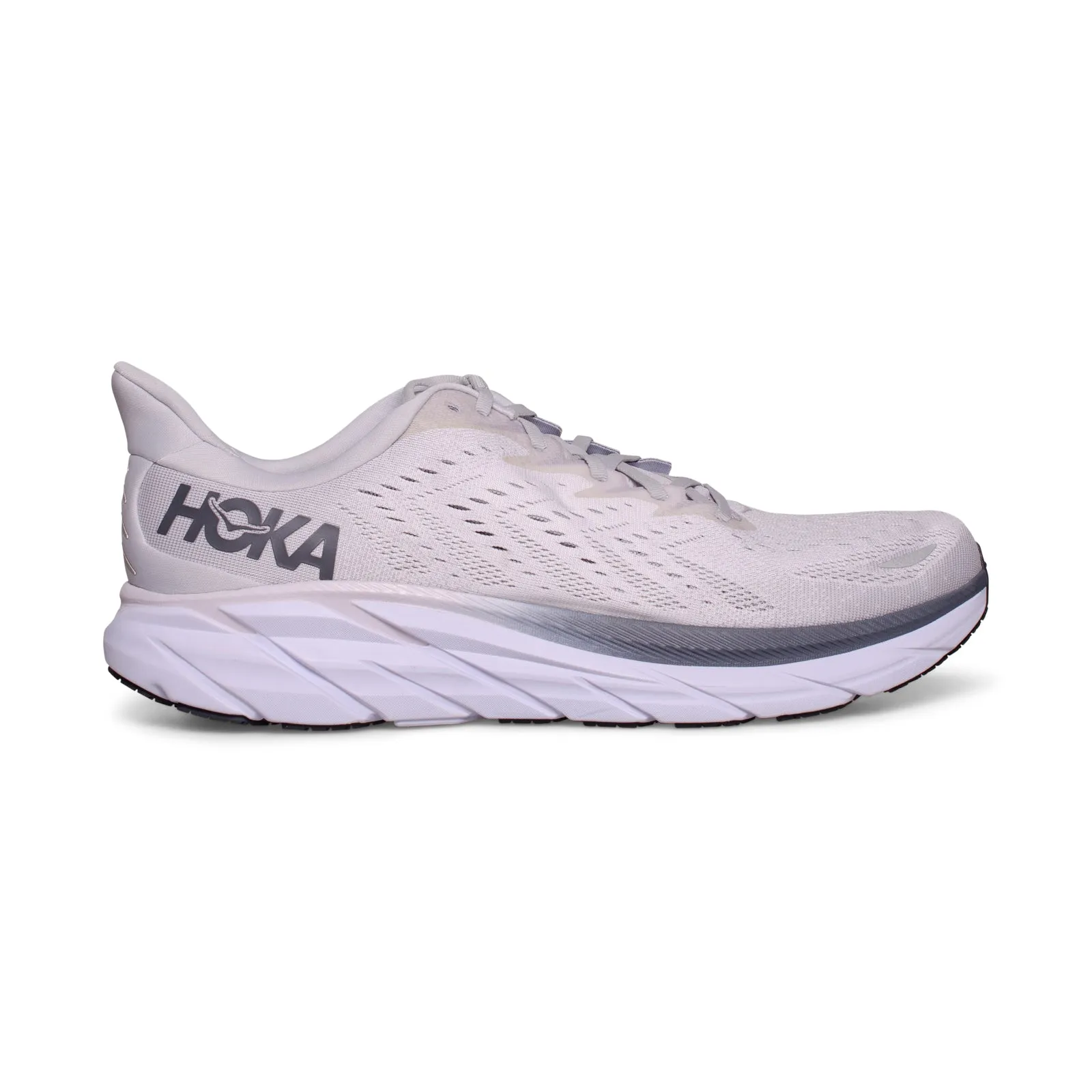 Hoka One One Clifton 8 Lunar Rock / Nimbus Cloud Running Shoes - Men's