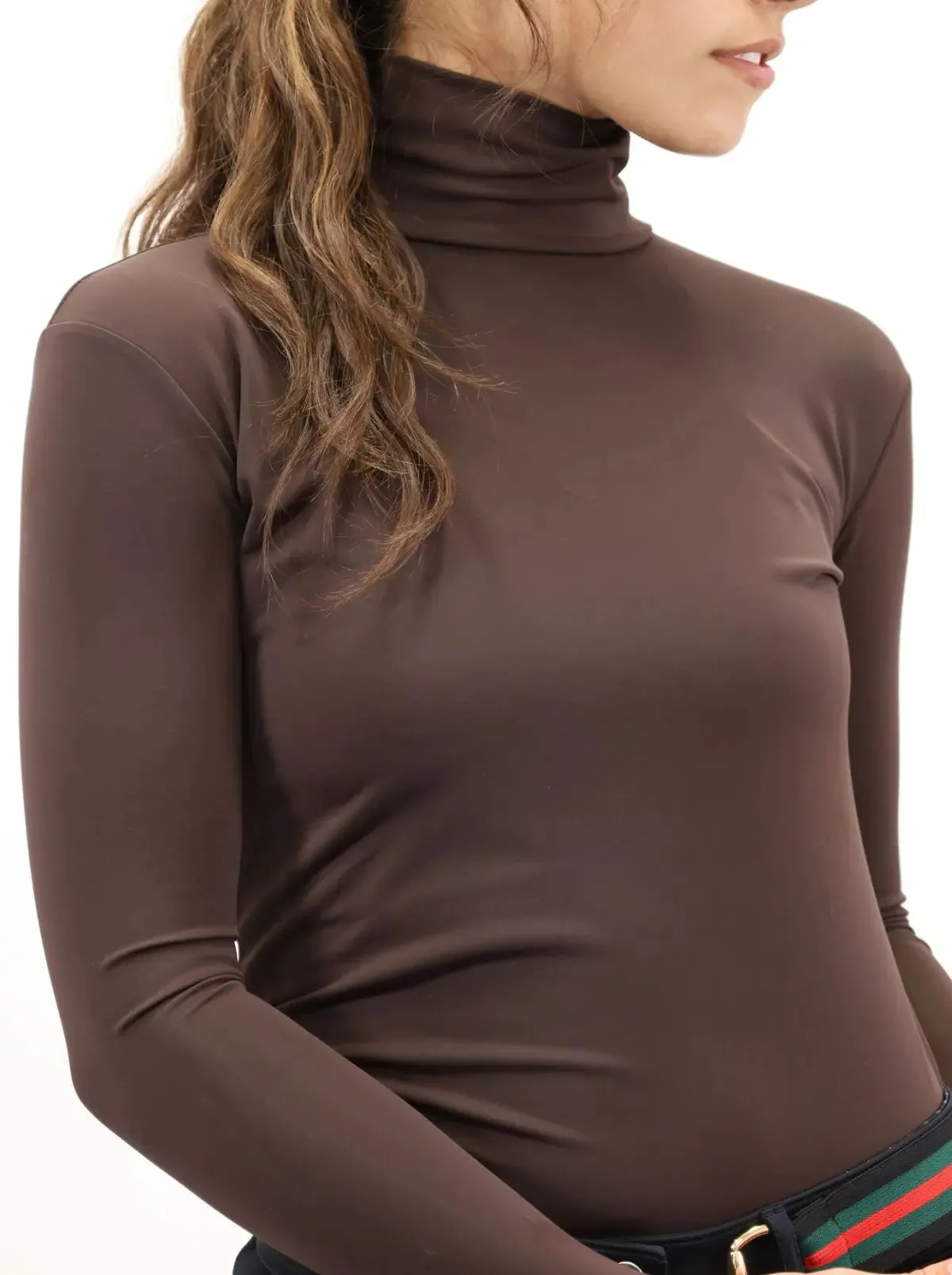 Kismet Women's Schooling Shirt “Alexa” Turtleneck UV with Thumbhole