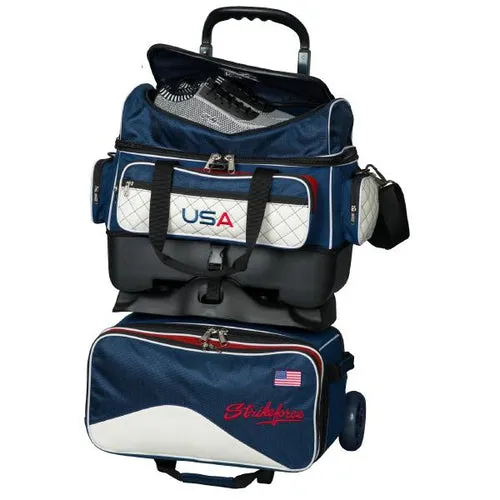 KR Strikeforce Royal Flush 4 Ball Roller USA Bowling Bag