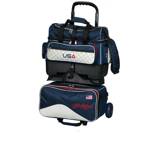 KR Strikeforce Royal Flush 4 Ball Roller USA Bowling Bag